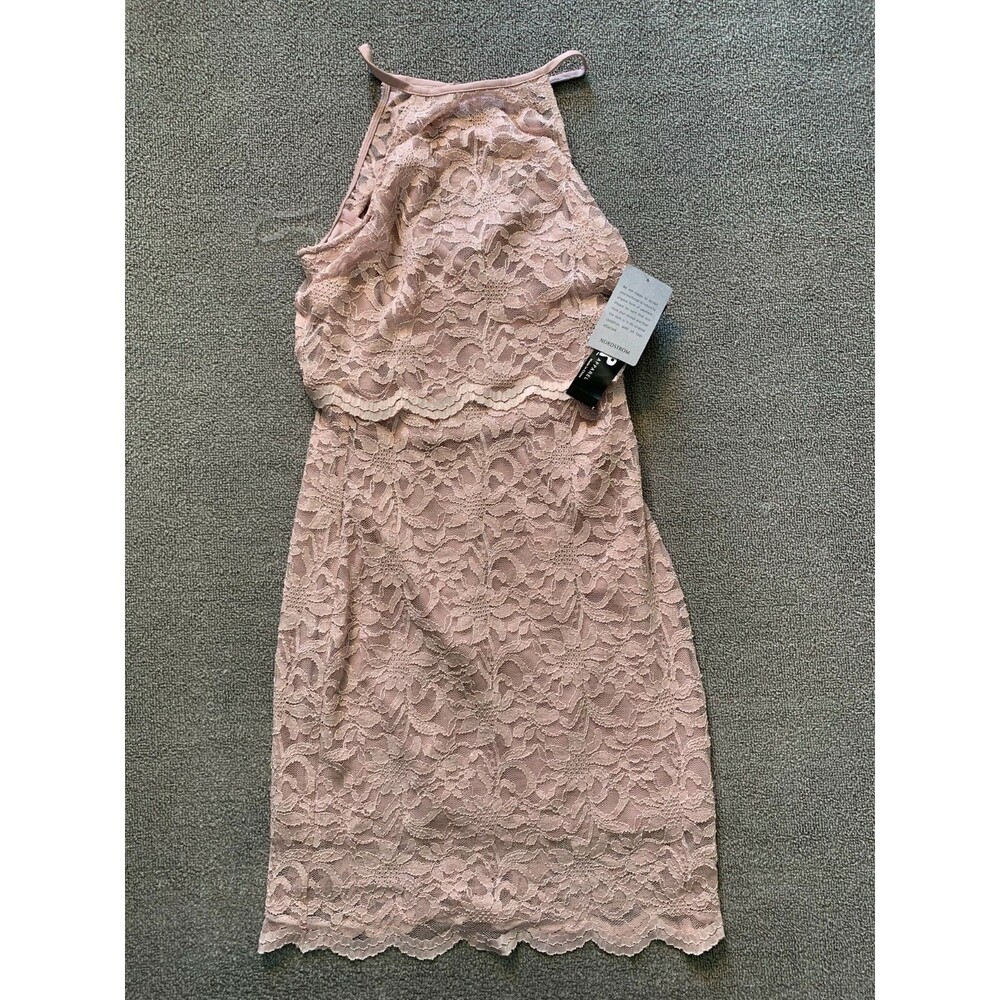 Jump Apparel Dress Womens Size 7 / 8 Pink Sparkles